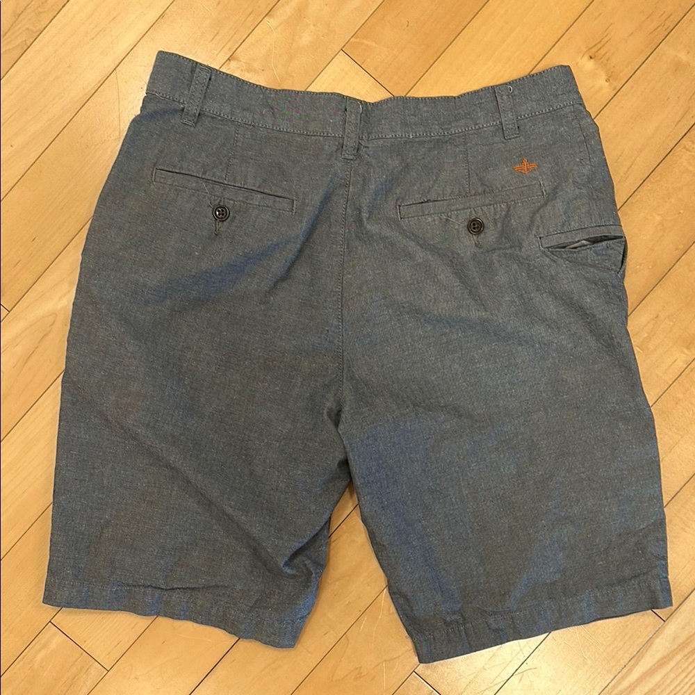 Men's Gray Casual Dress Shorts - Picture 2 of 6